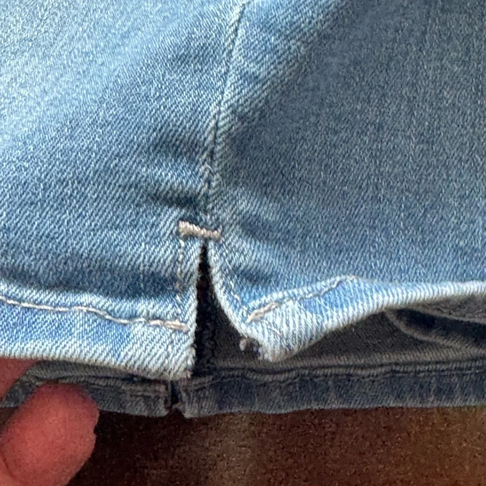 NYDJ Light Blue Denim Jean Shorts